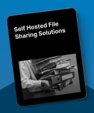 hosted file sharing solution